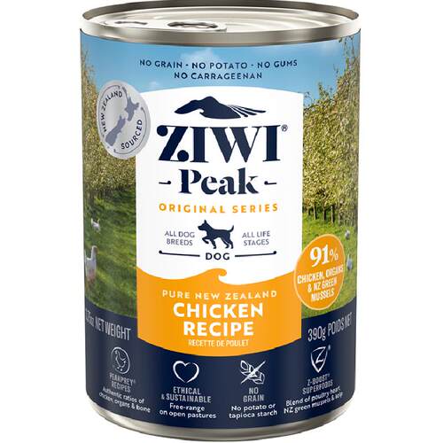 Ziwi滋益巅峰进口主食狗罐头全龄通用狗湿粮高营养慕斯肉泥