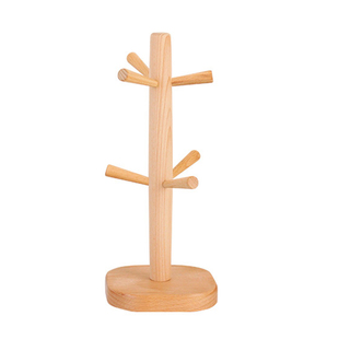 日式榉木挂钥匙架进门家用钥匙置物架子玄关桌面创意收纳整理挂架