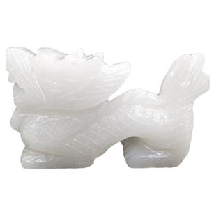 天然玉石十二生肖摆件白玉狗鼠牛虎兔龙蛇马羊猴鸡猪动物工艺品