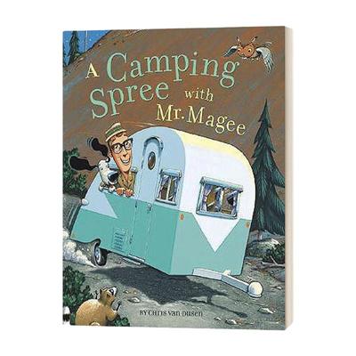 英文原版 精装 A Camping Spree with Mr Magee 与马吉先生的野营狂欢 儿童系列书籍 精装 英文版 进口英语原版书籍