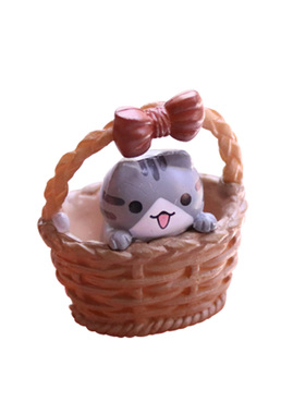 日漫可爱起司猫公仔盲盒蛋糕装饰