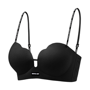 小胸内衣聚拢显胸大舒适无钢圈收副乳调整型胸罩细肩带内衣女bra