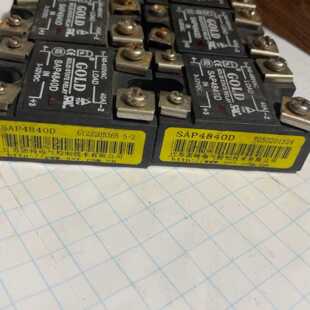 议价GOLD固特固态继电器SAP4840D，40A大功率，3-3维修