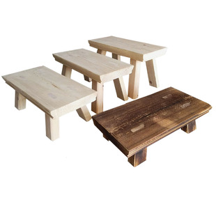 实木踩脚凳松木小凳子矮木凳办公室桌下垫脚大号换鞋凳儿童凳家用