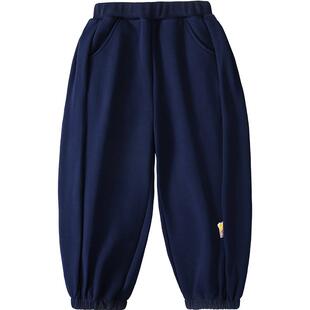 MQDmini童装儿童长裤子女童2026新款裤子男童春款宽松卫裤春装潮