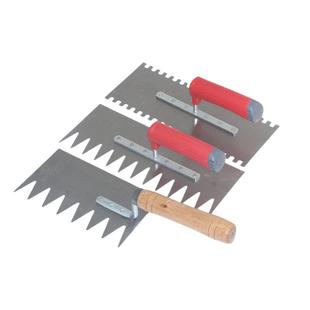 锯齿抹子刮板瓦工刮齿大全泥瓦泥水匠专用摸抹灰刀带齿抹泥刀泥板