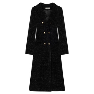 青倾家【雪兆丰年】冬季大衣女新款时尚洋气秋冬高级感加厚外套