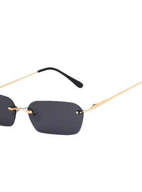 复古小框方形偏光太阳镜