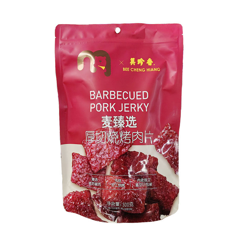 厚切烧烤猪肉脯福建零食麦臻选