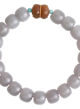 心斋堂冰底和田玉手串