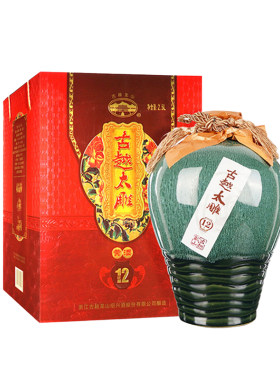 十二年陈古越太雕花雕酒礼盒装