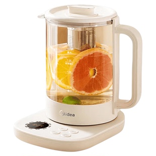 美的养生壶小型办公室养生杯家用煮茶器多功能烧水煮水壶官方正品