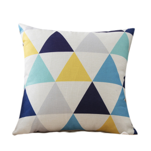 北欧简约亚麻抱枕沙发靠垫可拆洗靠枕套不含芯大号床靠背车用腰靠