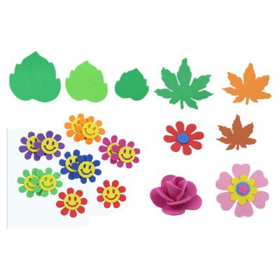 幼儿园教室环境墙面小学泡沫花朵