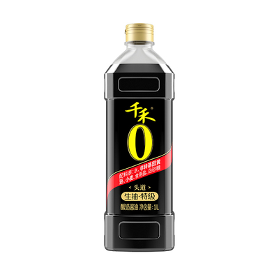 千禾头道特级生抽1L瓶装