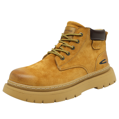 德国骆驼动感马丁靴男款大黄靴子