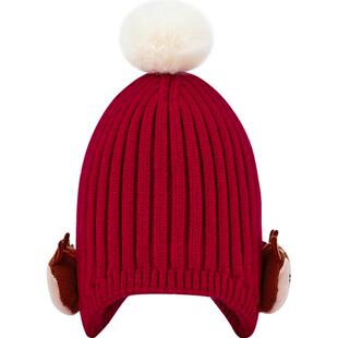 巴拉巴拉儿童帽子男童女童可爱萌趣保暖帽护耳帽厚实舒适温暖冬季
