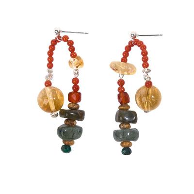 【暖曦】多宝南红耳钉小众高级