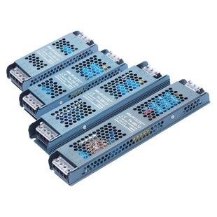 明韦长条线形变压器220V转24V超薄开关电源12V灯箱灯条灯带黑金刚