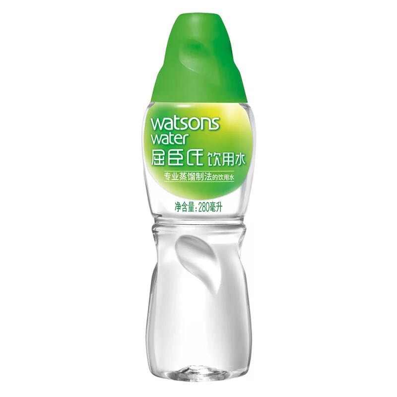 屈臣氏蒸馏制法运动饮用水280饮用纯净水