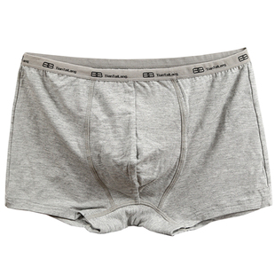 沺太郎男士内裤莫代尔弹力简约窄边中腰青年四平角短裤头大码底裤