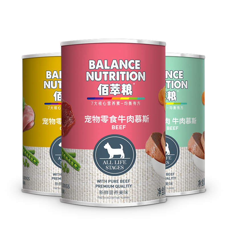 佰萃狗零食狗罐头慕斯成幼犬狗宠物零食补水鲜鸡肉高蛋白拌饭湿粮