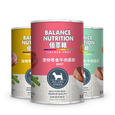 佰萃粮慕斯狗罐头营养零食泰迪