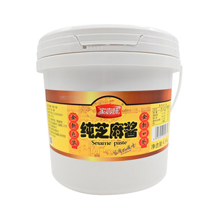 家壹味纯芝麻酱4.5kg商用大桶装麻汁调和芝麻花生酱涮羊肉涮肥牛