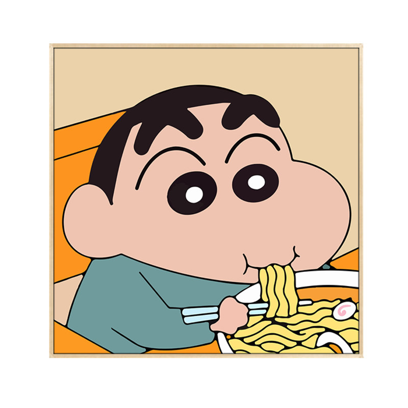 卡通餐厅装饰画儿童房卧室壁画