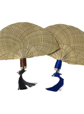 扇纯手工编织中国古风特色