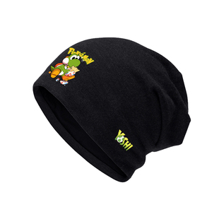 超级马里奥耀西联名精灵宝可梦包头帽子男女儿童装学生保暖套头帽