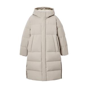 绫致【抗沾湿】杰克琼斯男生秋冬羽绒服25年过膝长款连帽外套