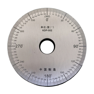 直销360度不锈钢圆形刻度盘顺时针角度盘逆时针分度盘100恒鼎矩业
