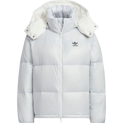 阿迪达斯女士保暖连帽羽绒服