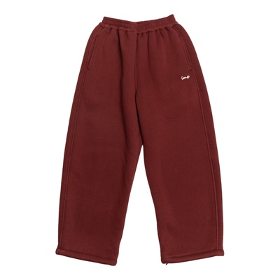 Damon冬季儿童加绒刺绣运动裤