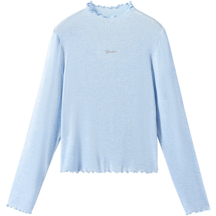 英氏女童打底衫2026春季新款儿童洋气时髦长袖T恤中大童春装上衣