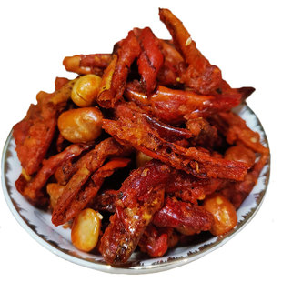 贵州特产香脆辣椒虾子土特产香辣酥油炸辣椒干花生脆香酥花生零食