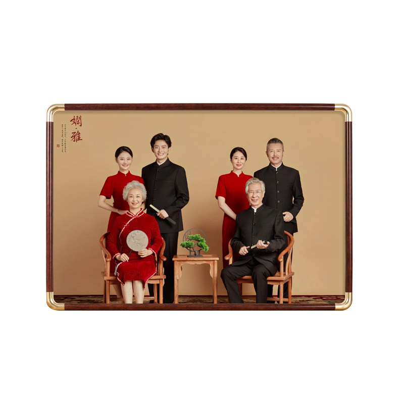 全家福洗照片做成相框摆台