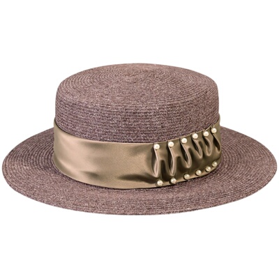 tlove外出旅游优雅女春夏平檐帽