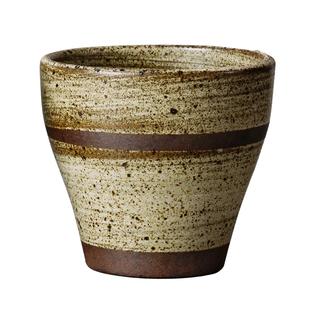 JAGEN MAKER日式陶瓷手绘复古杯和风餐厅茶水杯办公室家用咖啡杯