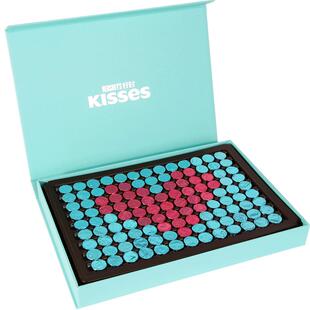 好时之吻kisses水滴巧克力礼盒装新年送女友闺蜜38妇女节礼物零食