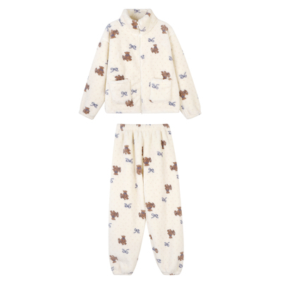 馨帮帮Homedress蝴蝶结小熊睡衣