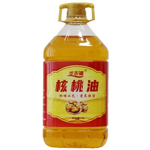 新货核桃油5升孕妇食用油纯真核桃油瓶云南高原古树冷榨初榨家用