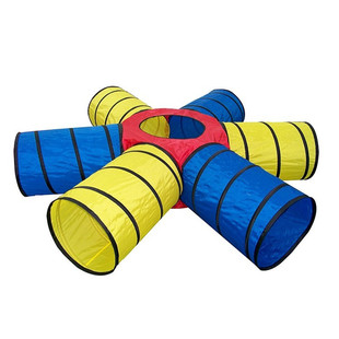 儿童钻洞玩具幼儿园室内阳光爬行隧道钻山洞爬行筒彩虹隧道感统