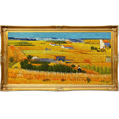 梵高丰收世界欧式风星空手绘油画