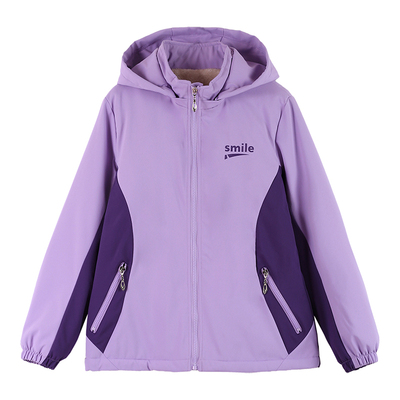 加绒加厚冲锋衣夹克外套女士秋冬