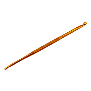 日本可乐Clover编织工具双头无柄钩针 毛衣毛线蕾丝金属单头勾针