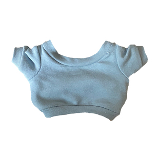 定制20CM娃衣15CM现货10厘米棉花娃娃衣服纯棉体恤短袖百搭无属性