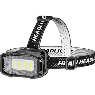 大泛光头灯2026新款强光超亮充电户外赶海头戴式钓鱼专用感应散光