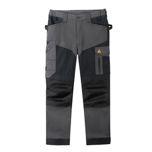 外贸加绒工装裤男松紧腰秋冬攀登者耐磨可拆卸挂袋工作裤机修汽修